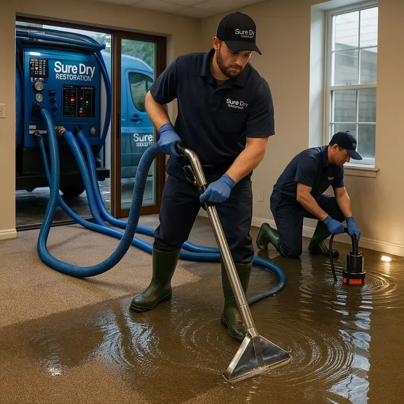 Water Extraction and Removal process in Montville Center, CT